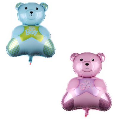 China Toy Wholesale Baby Shower Cartoon Size Balloon Animal Bear Advertising Shaped Foil Balloons For Party Decoration for sale