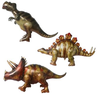 China Wholesale Decoration Air Giant 3D Dinosaur Shape Animal Mylar Balloon for sale