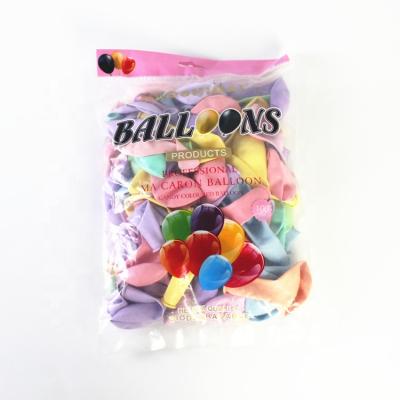 China 2.2g reusable 10 inch colorful macaroon birthday latex balloons for party decoration for sale