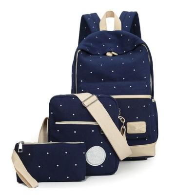 China With USB Teenagers Backpack Messenger Bag School Bag Travel Bag Set For Teenager for sale