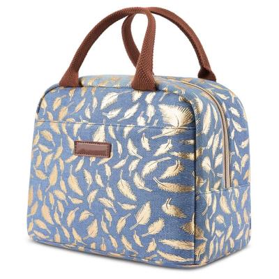 China Water Resistant Lunch Bag Cooler Insulated Lunch Box Water Resistant Thermal Thermal Bag Soft Liner For Women for sale