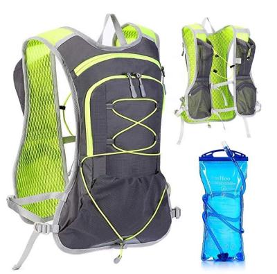 China Waterproof Hydration Pack Backpack With 2L TPU Water Bladder For Climbing Running for sale