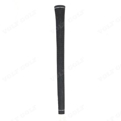 China Iron Steel Golf Grip Pure Black Ultralight Foam Rubber Golf Grips for sale