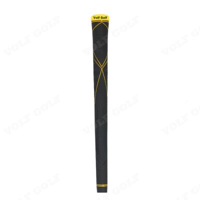 China High Quality Re-axle Gold Color Golf Black Rubber Grip Iron Rubber Grips for sale