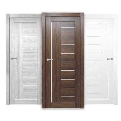 China Modern Design Modern Door Panels Exterior Door Woodgrain Door for sale