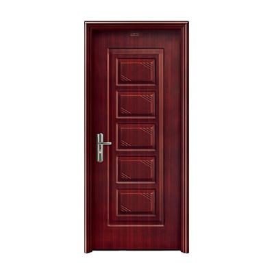 China Main Door Shockproof Anti Theft Security China Steel Entrance Doors With Hole for sale