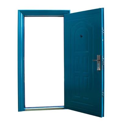 China New Latest Shockproof Steel Frame American Wrought Iron Door Burglar Proof Basement Security Doors for sale