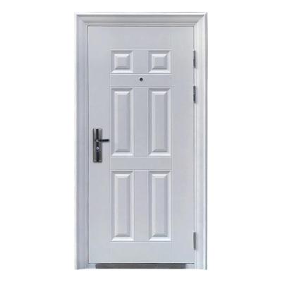 China Front Entry Door Security Shockproof Exterior Turkish White Doors Double Over Doors for sale