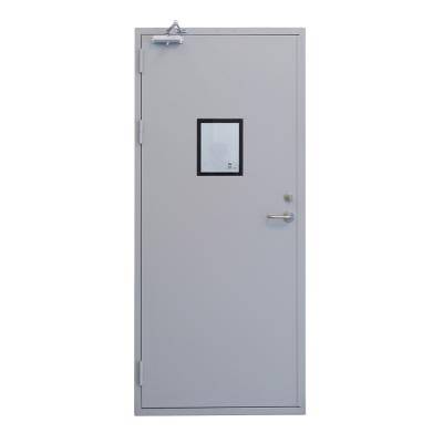 China Modern Security Galvanized Door Fire Retardant Steel Door Fire Rated Door For Hotel School Hospital for sale