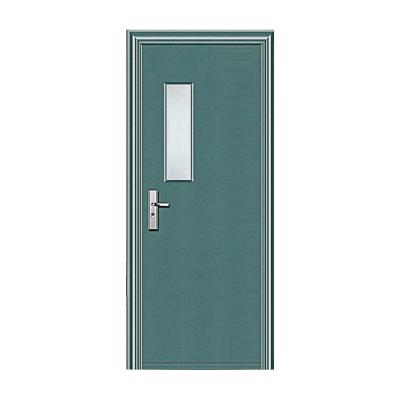 China Modern Fire Door Manufacture 2 Hours Fire Proof Steel Door With Push Bar For Construction for sale