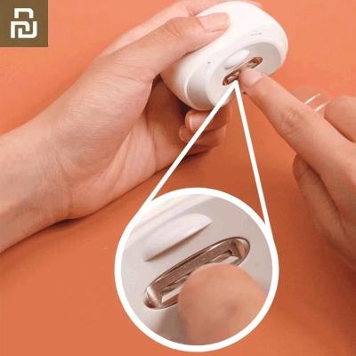 China CUTICLE Xiaomi Seemagic Curved Cuticle Scissors Manicure Bag Gift Silver with Light Trimmer Nail Cutter Manicure for Adult Baby Care for sale