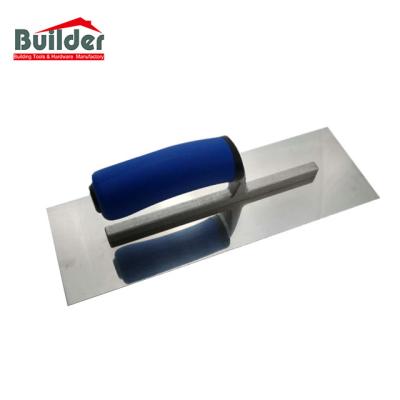 China Builder Tools Plastering Trowel SQUARE Stainless Steel Finish Trowels for sale