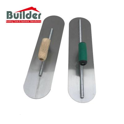 China Rounded Construction Tools Concrete Finish Hand Trowels for sale