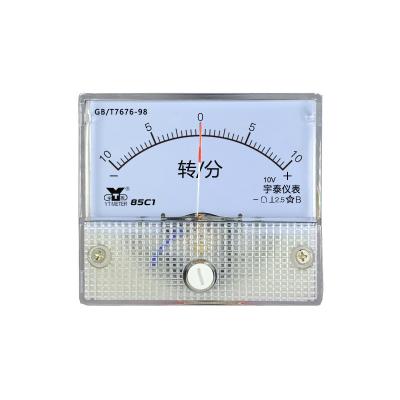 China rmin m/min dc400rpm 85C1 meter 600m dc tachometer 1500rpm 10V positive and negative two way meter dc tachometer 85C1 under for sale