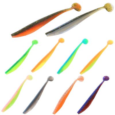 China Wholesale Artificial Lure 4pcs/120mm/6g 4pcs/160mm/13g High Quality Fishing Plastic Soft Lure PVC Groundbait for sale