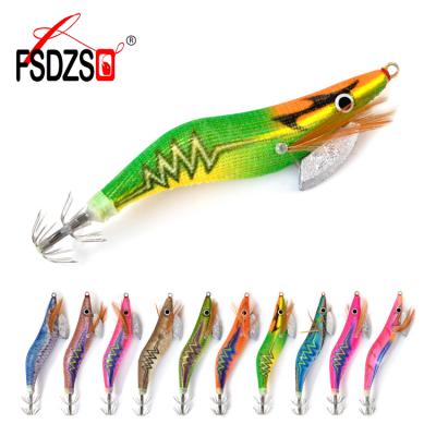 China ABS Plastic Explosion Fishing Lures Luminous Squid Lures Build Hook Rig Shrimp Hard Bait Sea Shrimp Cuttlefish Squid for sale