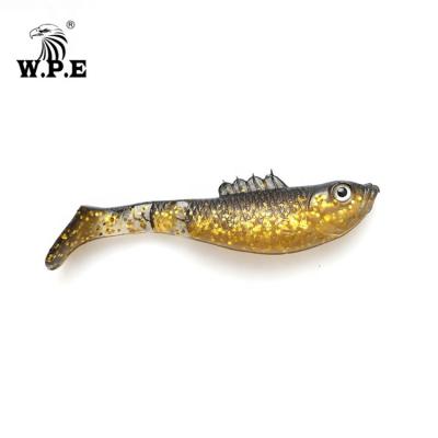 China Durable Moq Bass Fishing Soft Bait Sea Big Bass Simulate Artificial Bait, Soft Silicone Soft Fishing Lure for sale