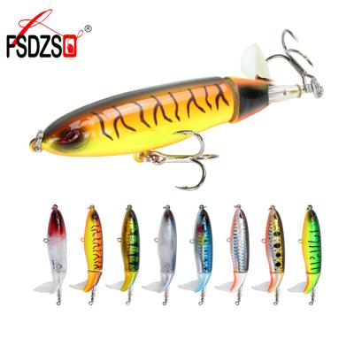 China New Fishing Lures Propeller Tractor Wave Pencil Bait Climbing Floating Bionic Bait 1270 for sale