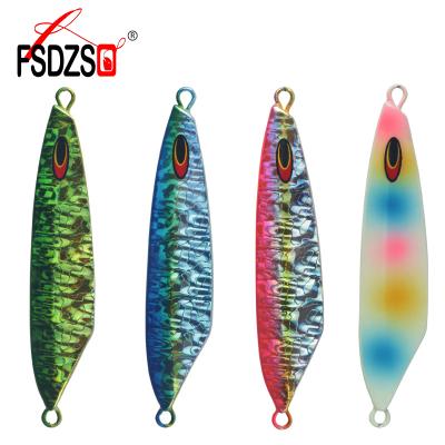 China Wholesale Slow Pitch 100g Saltwater Lure Rigging Metal Rig Fishing Lures YJ-T-033 for sale