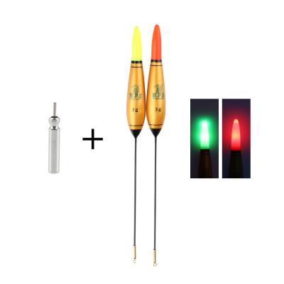 China Durable Function Smart Led Light Fishing Float 1pcs+Battery 2g-6g 18cm Night Fishing Beacon Barguzinsky Fir Fishing Tackle Vertical Beacon for sale