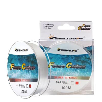 China HUIXIAN 100M Fluorocarbon Coating Fishing Line Carp Fishing Line Carbon Fiber Monofilament Leader Sink Line for sale