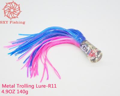 China SXY Resin FISHING Resin Lures Trolling Set Big Lure Pearly Lure Paper Plastic Trolling Lure for sale