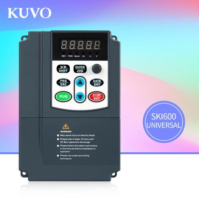 China 3 Phase AC Asynchronous Motor 230V Single Phase Input 1.5kw 2HP VFD Variable Frequency Drive Inverter For Motor Speed ​​Control for sale