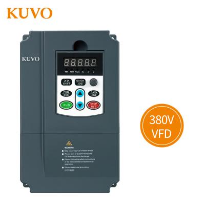 China 380V Input 4kw 5HP VFD 246*150*176MM Three Phase Variable Frequency Drive Inverter Vector Control for sale