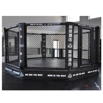 China Steel Structure Competition Stance Octagon Muttahida Majlis-e-Amal Cage Boxing Equipment Martial Arts Rings for sale