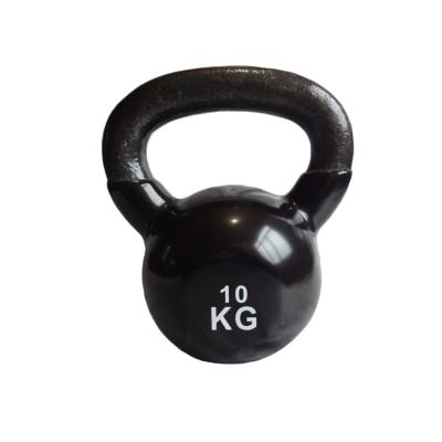 China Durable Weightlifting Gym Power Training Rubber Coated Cast Iron Kettlebell for sale