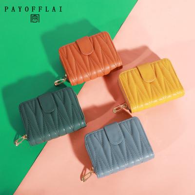 China With  USB PAYOFFLAI OEM 2022Women's Wallet Female Purses Tassel Coin Purse Card Holder Wallets Female Pu Leather Clutch Money Bag Leather for sale