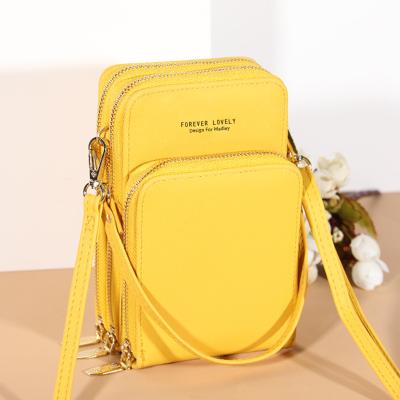 China Fashion PAYOFFLAI Small Crossbody Cell Phone Purse vegan bag for Women Mini Messenger Shoulder Handbag Wallet with Credit Card Slots for sale