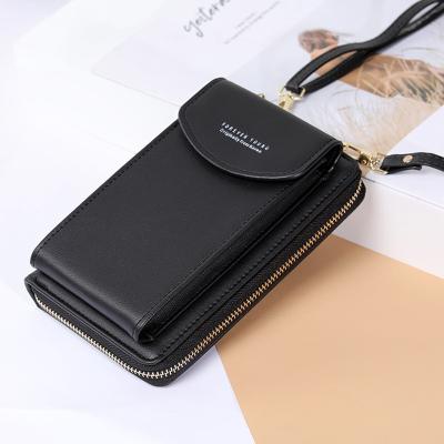 China Fashion PAYOFFLAI 2022 new trendy mobile phone bag Korean fashion large-capacity double-wallet multifunctional woman messenger bag for sale