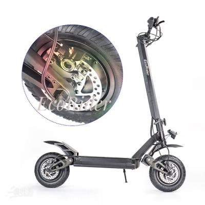 China Adults 2 Wheel Unisex 1000W Folding Electric Scooter With Off Road Tire, EcoRider E4-9 Electric Scooter for sale