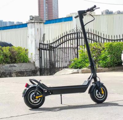 China EU Europe warehouse 10 inch big wheel kick e scooter electric adult foldable scooter unisex motor 1000W free shipping for sale