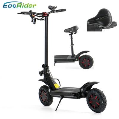 China 6061 Aluminum Electric Scooter 10inch China Alloy 3600w 60v Scooter Two Wheel Powerful Off Road Folding Scooter For Adult for sale