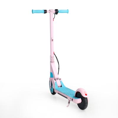 China Child EcoRider Escooter 200W PU Wheels Electric Scooters Protection Children Electric Scooter for sale