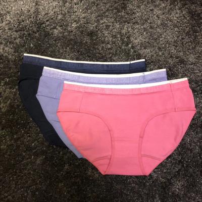 China Comfortable Antibacterial Custom Cotton Spandex Ladies Underwear OEM Fine Combed Cotton Women Panties With Logo For Sweet Girl for sale