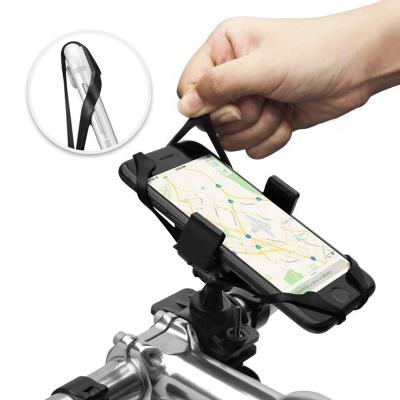 China Motorcycle Bike Phone Holder Adjustable Handlebar Phone Holder Adjustable Cell Phone Mount Clamp Compatible With iPhone 12 for sale