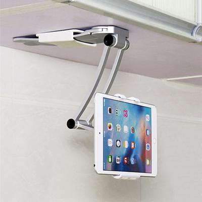 China Universal Kitchen 2-in-1 Wall Mount Adjustable Tablet Holder/Under Cabinet for Tablet Holder 4.7