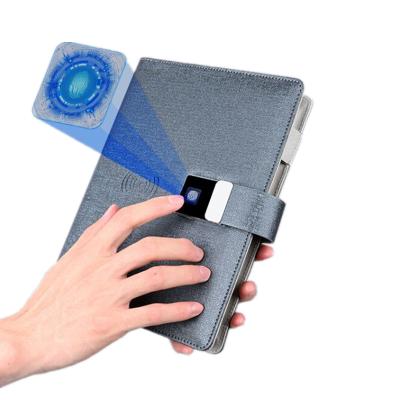 China Paper Spiral Tip Screen Function NFC Power Bank Synchronous Leather Notebook With 7 Inch Video for sale