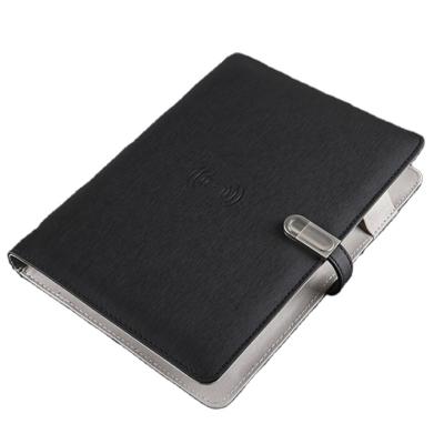 China High Quality Spiral Filling Power Bank Notebook Desktop Storage Folder Wireless Notebook With Silent Calculator for sale