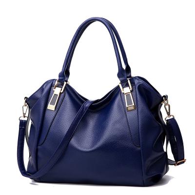 China 2020 new simple fashion women's handbags and purses wholesale PU lady handbags for sale