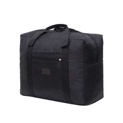 China Fashion Custom Waterproof Polyester Cheap Luggage Folding Travel Bag With Zipper Large Capacity Women Gym Bag for sale