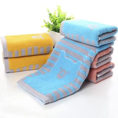 China Wholesale New Product Child Safe Manufacturer Selling Baby Towels 100% Cotton Face Hand Towel For Home for sale