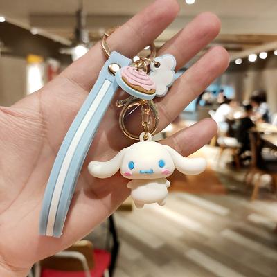 China Luxury New Product Selling Silicon Custom Sublimation Lanyards Kids Animal Cartoon 3d Logo Key Chain for sale