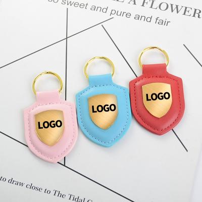 China Designer Luxury Cheap Personalized Custom Logo Metal Leather Key Chain for Backpack Car Gift for sale