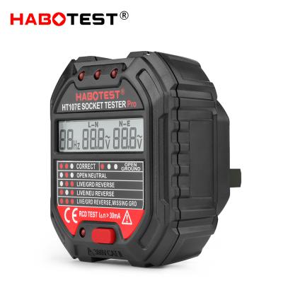 China HABOTEST HT107E Circuit Test Factory Price Digital Display Voltage Measurement Socket Tester for sale