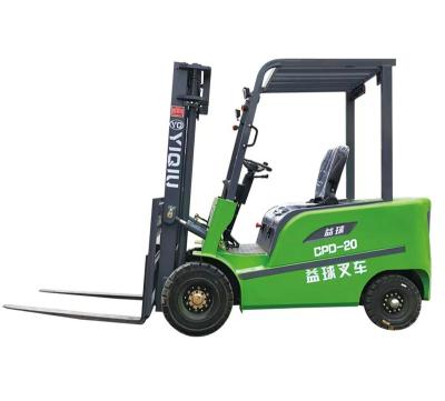 China Hotels 2.0T Self Pallet Stacker Semi Electric Hydraulic Forklift Heavy Duty Loading Truck for sale