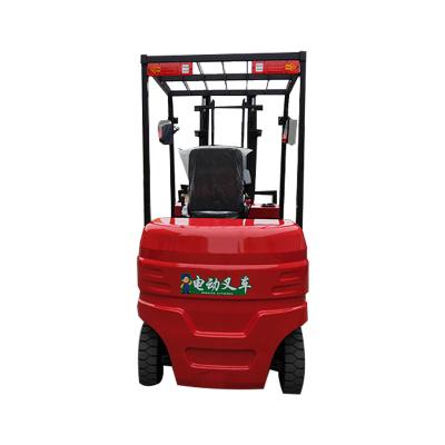 China Building Material Stores Four-wheel Driving Electric Forklift Goods Lifting Special Forklift for sale